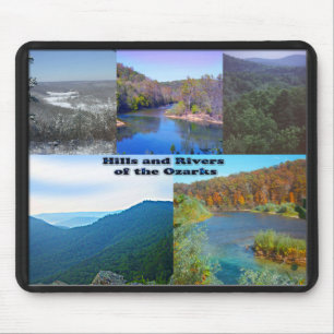Tapis De Souris Les collines et les rivières des Ozarks