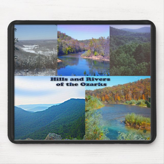 Tapis De Souris Les collines et les rivières des Ozarks (Devant)