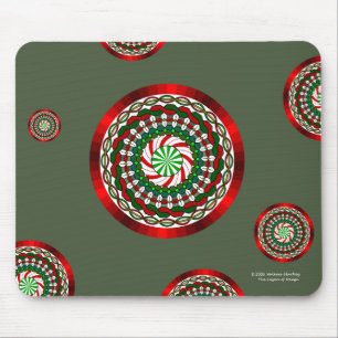 Tapis De Souris Les couleurs de Noël Mousepad