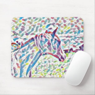 Tapis De Souris Les Couleurs De Vie Du Cheval, Mousepad