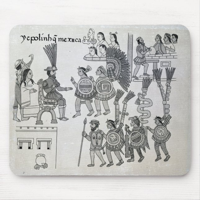 Tapis De Souris Les dernières redditions aztèques de Cuauhtemoc (Devant)