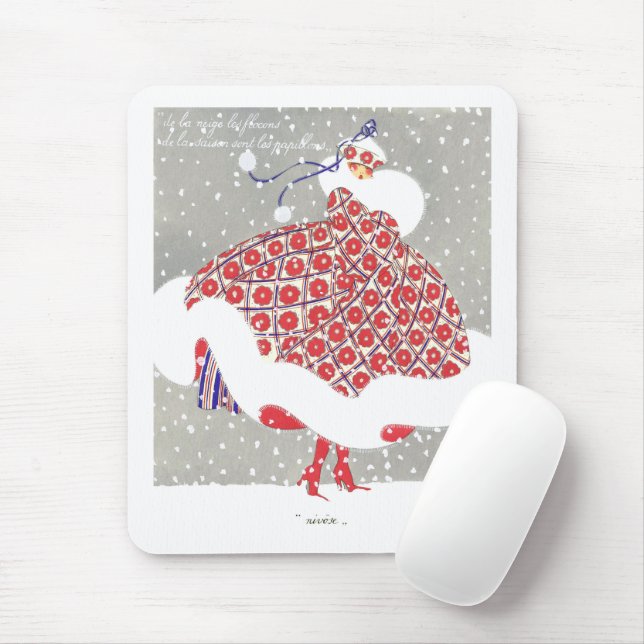 Tapis De Souris Les douze mois de l'année : Nivose (Avec souris)