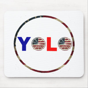 Tapis De Souris Les Etats-Unis YOLO Mousepad