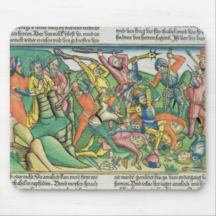 Tapis De Souris Les exodes 17 8-15 Aaron et Hur soutiennent les