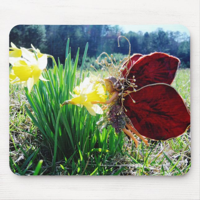 Tapis De Souris Les fées dans les jonquilles (Devant)