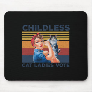 Tapis De Souris Les Femmes Sans Enfants Votent Roise Le Reveter Le