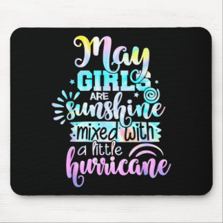 Tapis De Souris Les Filles De Mai Sont Du Soleil Mélangé À Un Peti