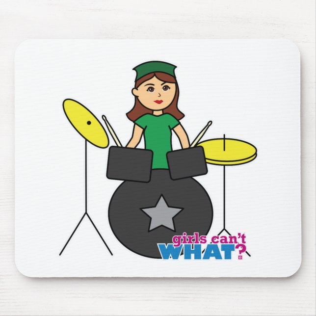 Tapis De Souris  Les filles ne peuvent quoi ? Conception personnal (Devant)
