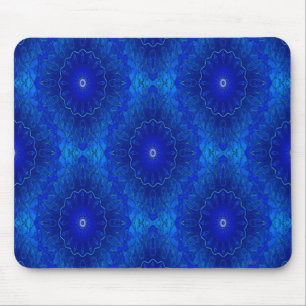 Tapis De Souris Les Fleurs Bleu...