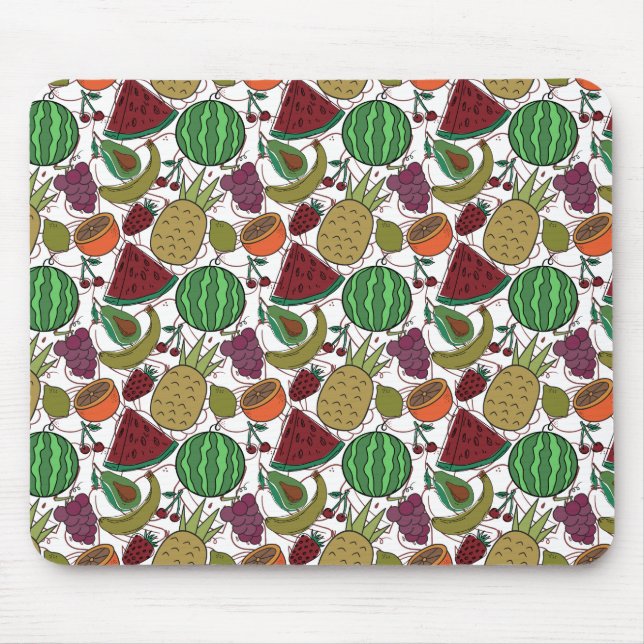Tapis De Souris Les Fruits sautés | Fruit surface pattern 25 (Devant)