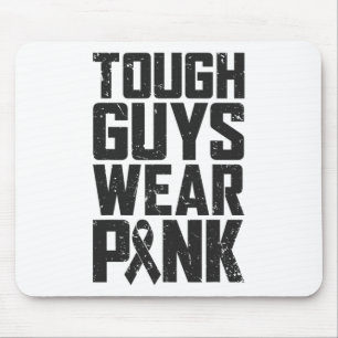 Tapis De Souris Les garçons Portent Pink Breast Cancer Sensibilisa