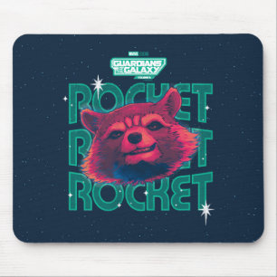 Tapis De Souris Les Gardiens de la Galaxy Rocket Face Graphic