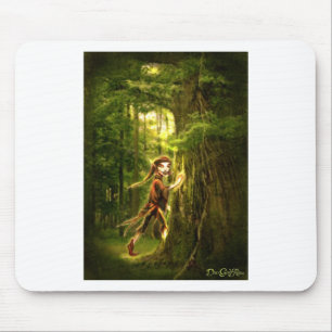 Tapis De Souris . les gens de faery de .for vivent dans de vieux