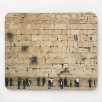 Tapis De Souris Les gens prient au mur des lamentations