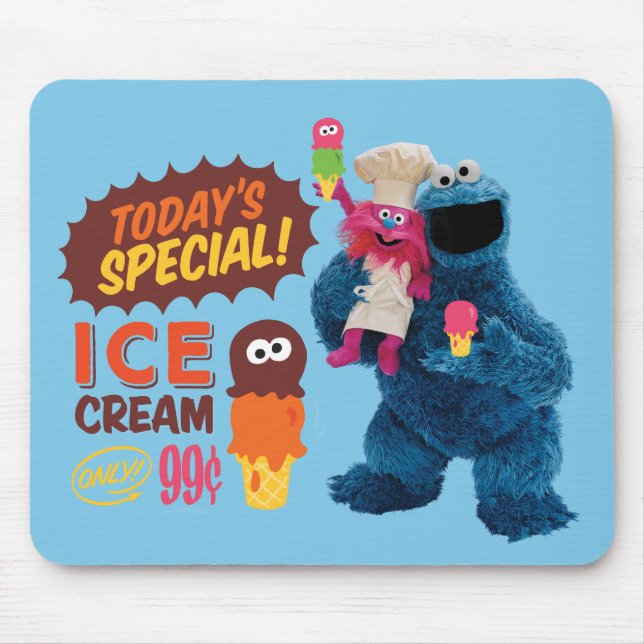 Tapis De Souris Les gourmands de Monster | Spécial d'aujourd'hui (Devant)