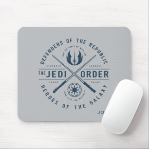 Tapis De Souris Les guerres des clones   Emblem Jedi Sabers