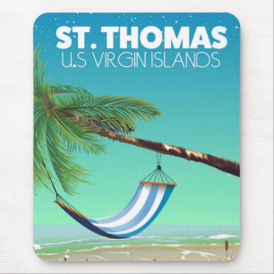 Tapis De Souris Les Îles Vierges américaines de St Thomas.