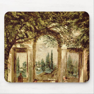 Tapis De Souris Les jardins de la villa Medici à Rome