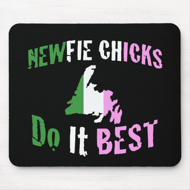 Tapis De Souris Les jeunes filles font le mieux Mousepad (Devant)