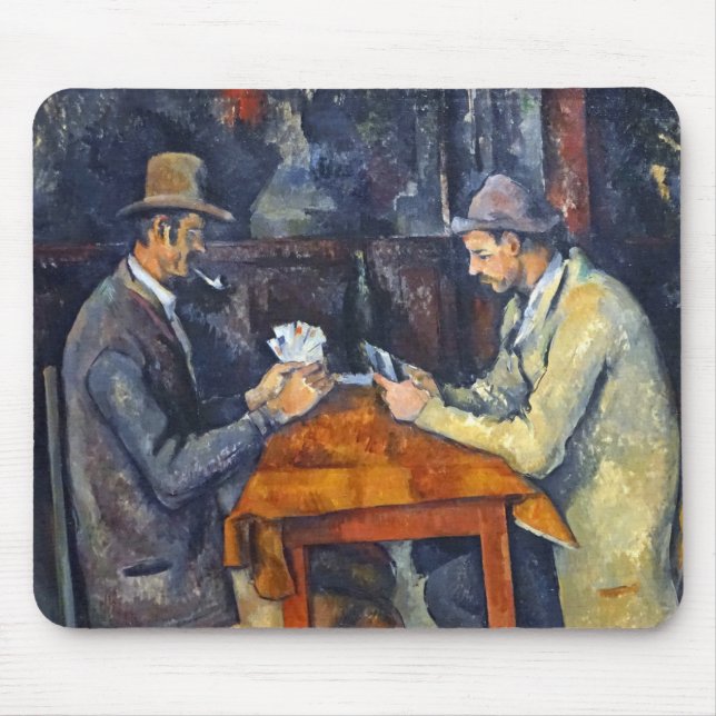Tapis De Souris Les Joueurs de cartes, Cézanne (Devant)