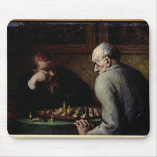 Tapis De Souris Les joueurs d'échecs, c.1863-67