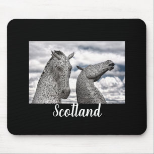 Tapis De Souris Les Kelpies à Falkirk en Ecosse Pittoresque