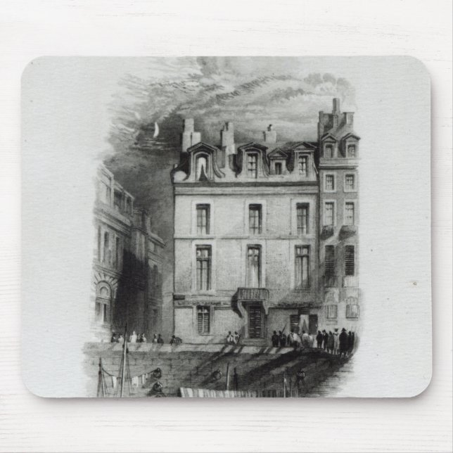 Tapis De Souris Les logements du napoléon sur le Quai Conti, (Devant)