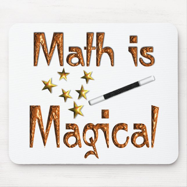 Tapis De Souris Les maths sont magiques (Devant)