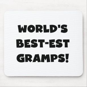 Tapis De Souris Les meilleurs cadeaux de Gramps du monde de Black 