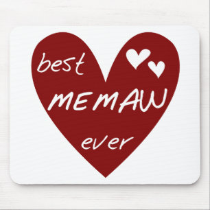 Tapis De Souris Les meilleurs T-shirts et cadeaux de Memaw de coeu