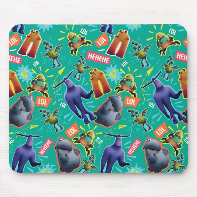 Tapis De Souris Les monstres au travail | MIFT Motif de rire (Devant)