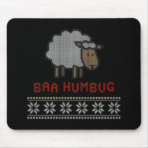 Tapis De Souris Les moutons de Noël de Baa Humbug