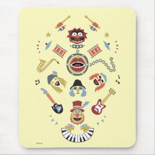 Tapis De Souris Les Muppets Electric Mayhem Iconic Shape Graphic