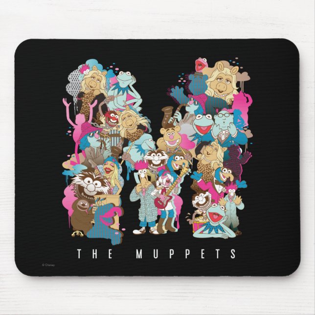Tapis De Souris Les Muppets | Monogramme des marionnettes (Devant)