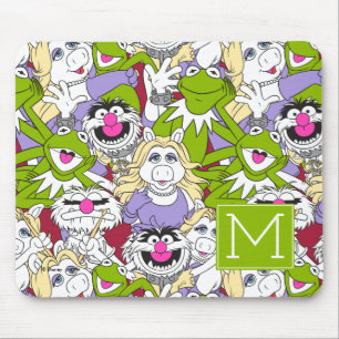 Tapis De Souris Les Muppets  Motif surdimensionné de monogramme