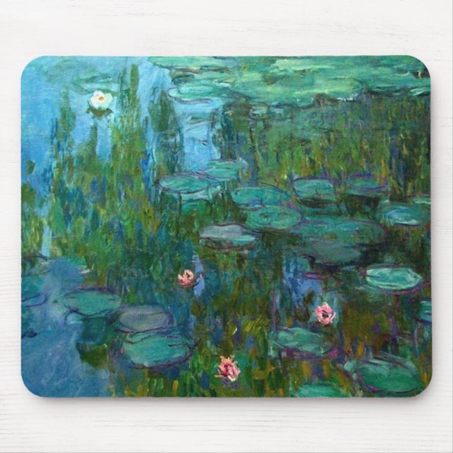 Tapis De Souris Les nymphéas de Claude Monet (Devant)