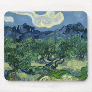 Tapis De Souris Les oliviers de Van Gogh