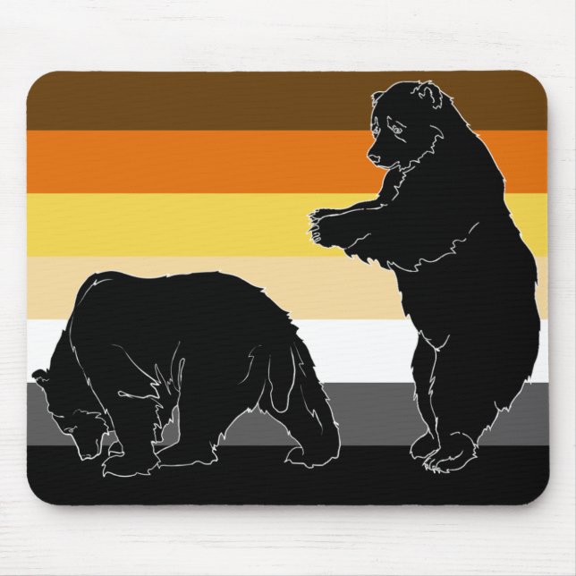 Tapis De Souris Les ours seront des ours Mousepad (Devant)