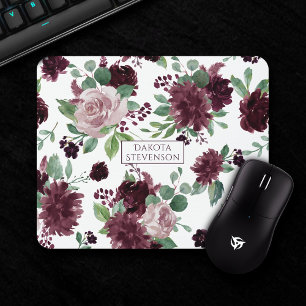 Tapis De Souris Les passions de Moody Dramatic Purple Wine Rose