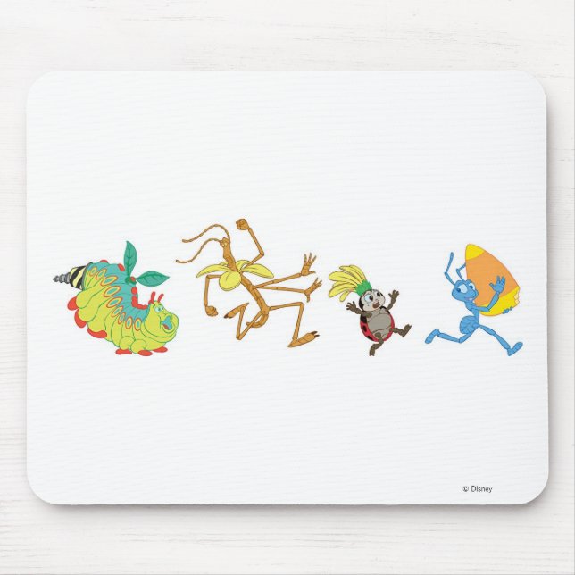 Tapis De Souris Les personnages de A Bug's Life poursuivent après  (Devant)