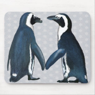 Tapis De Souris Les pingouins amoureux
