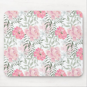 Tapis De Souris Les pivoines roses