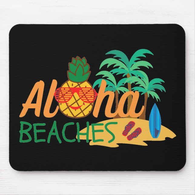 Tapis De Souris Les plages d'Aloha été (Devant)