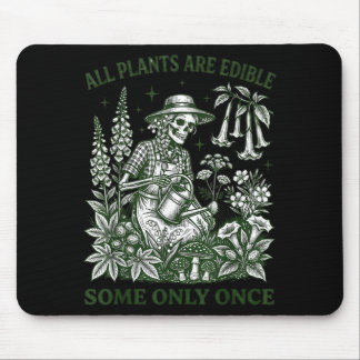 Tapis De Souris Les plantes sont comestibles Drôle de plante femme