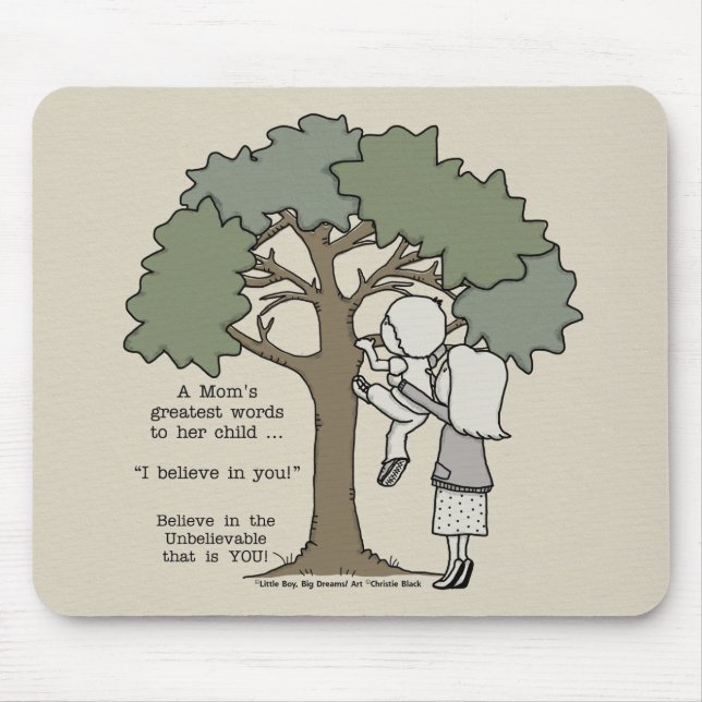 Tapis De Souris Les plus grandes paroles de Maman (Devant)