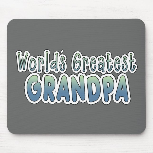 Tapis De Souris Les plus grands mots du grand-papa du monde (Devant)
