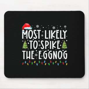Tapis De Souris Les Plus Susceptibles D'Araigner La Famille Eggnog