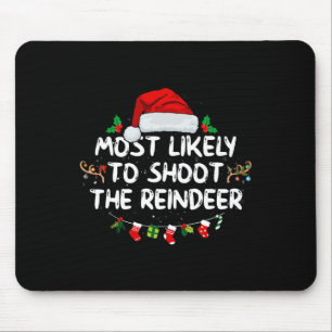 Tapis De Souris Les Plus Susceptibles De Tirer Sur Reindeer Père N