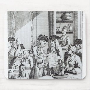 Tapis De Souris Les politiciens de café
