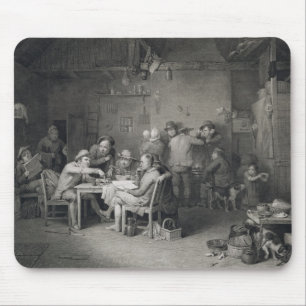 Tapis De Souris Les politiciens de village, gravés par Abraham